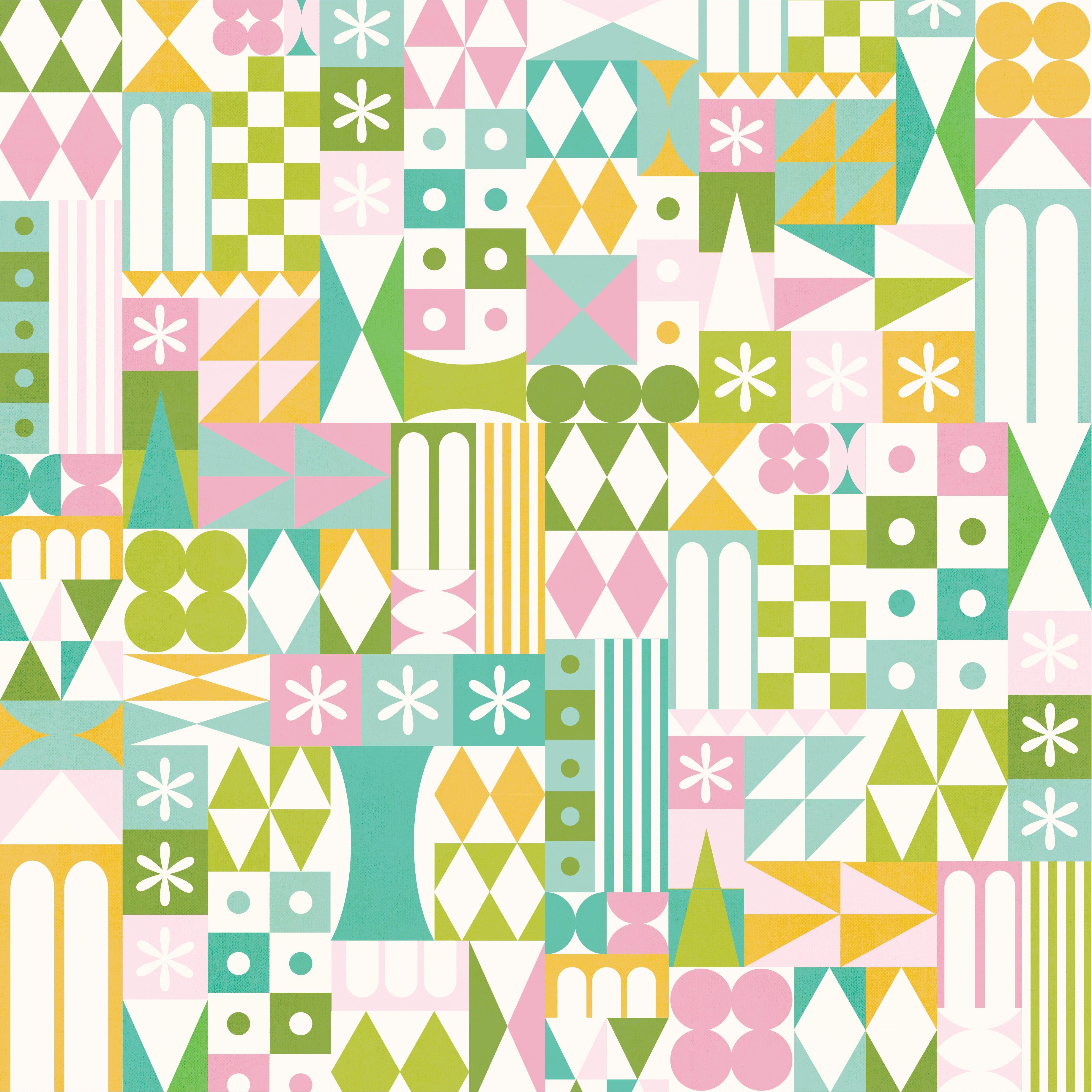Say Cheese Fantasy At The Park Collection Make A Wish 12 x 12 Double-Sided Scrapbook Paper by Simple Stories - Scrapbook Supply Companies