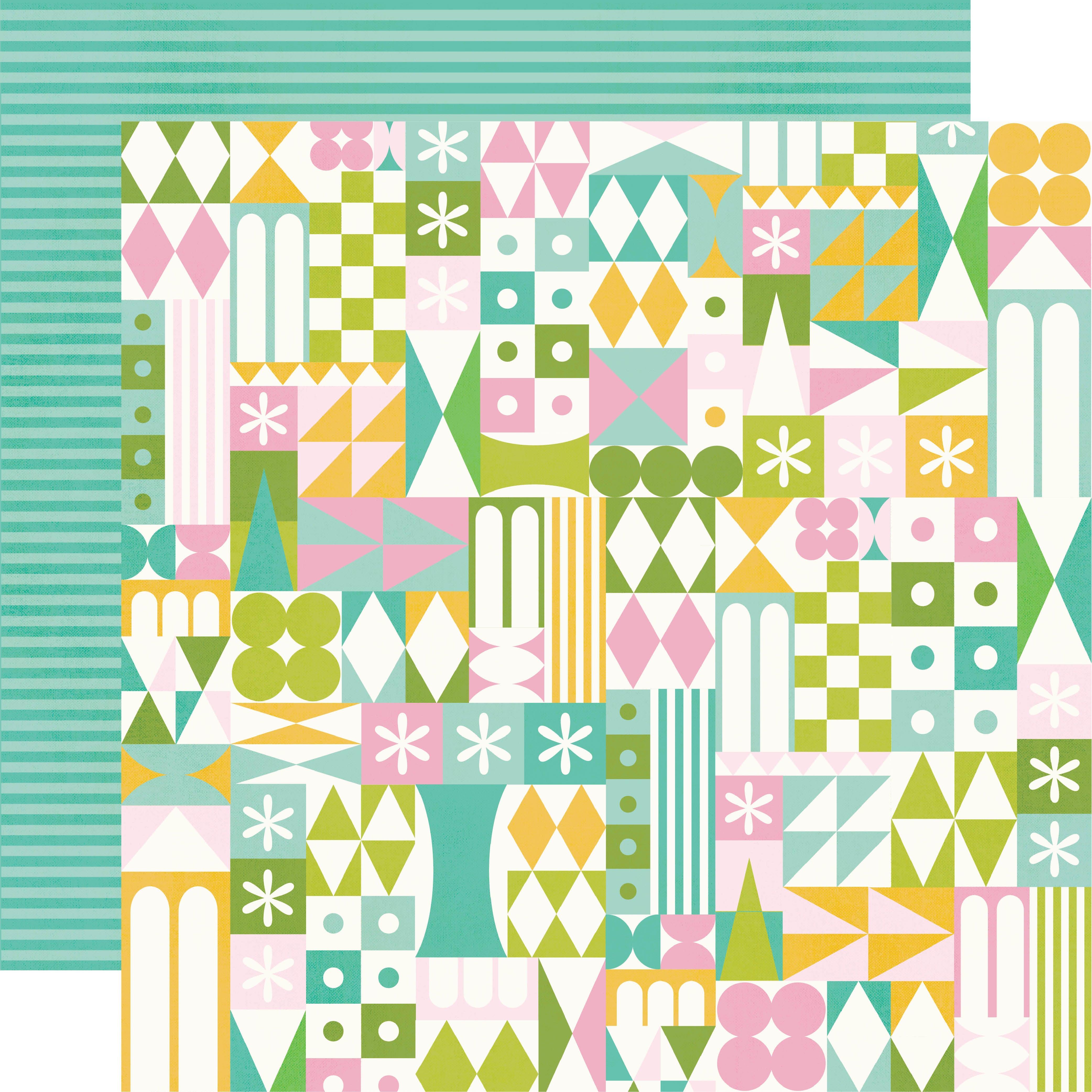 Say Cheese Fantasy At The Park Collection Make A Wish 12 x 12 Double-Sided Scrapbook Paper by Simple Stories