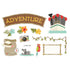 Say Cheese Frontier At The Park Collection Simple Pages Page Pieces Die Cut Cardstock Pieces by Simple Stories