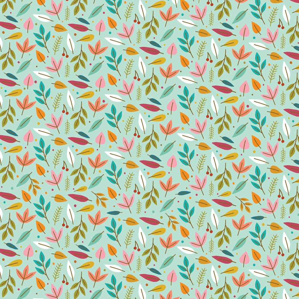 Harvest Market Collection Rake. Pile. Jump. 12 x 12 Double-Sided Scrapbook Paper by Simple Stories - Scrapbook Supply Companies