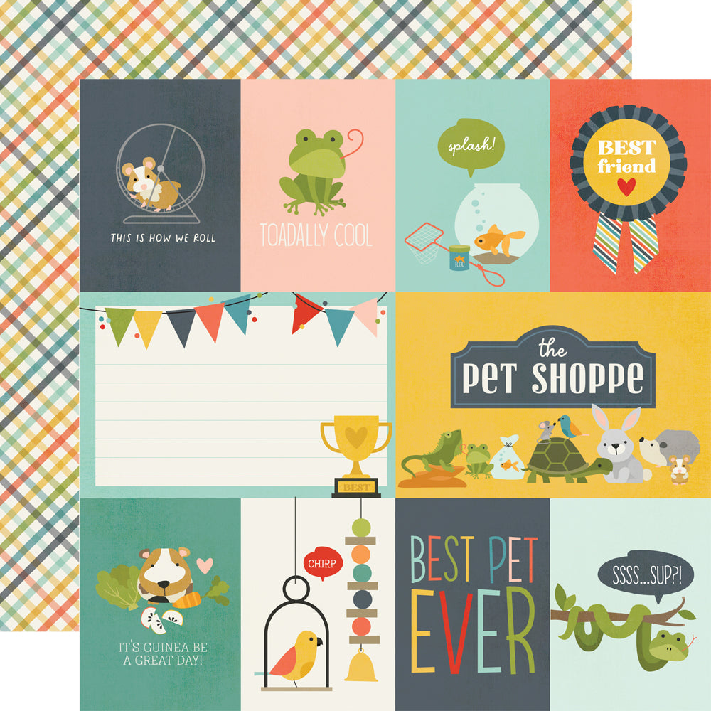 Pet Shoppe Collection 12 x 12 Scrapbook Paper & Sticker Collection Kit by Simple Stories