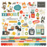 Pet Shoppe Collection Cat 12 x 12 Scrapbook Paper & Sticker Collection Kit by Simple Stories