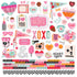 Heart Eyes Scrapbook Collection Kit by Simple Stories - 13 Piecesories