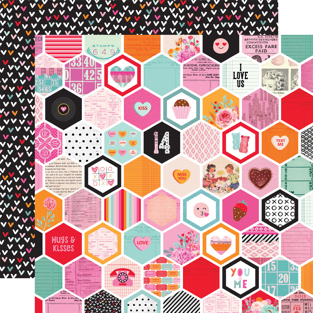 Heart Eyes Scrapbook Collection Kit by Simple Stories - 13 Piecesories