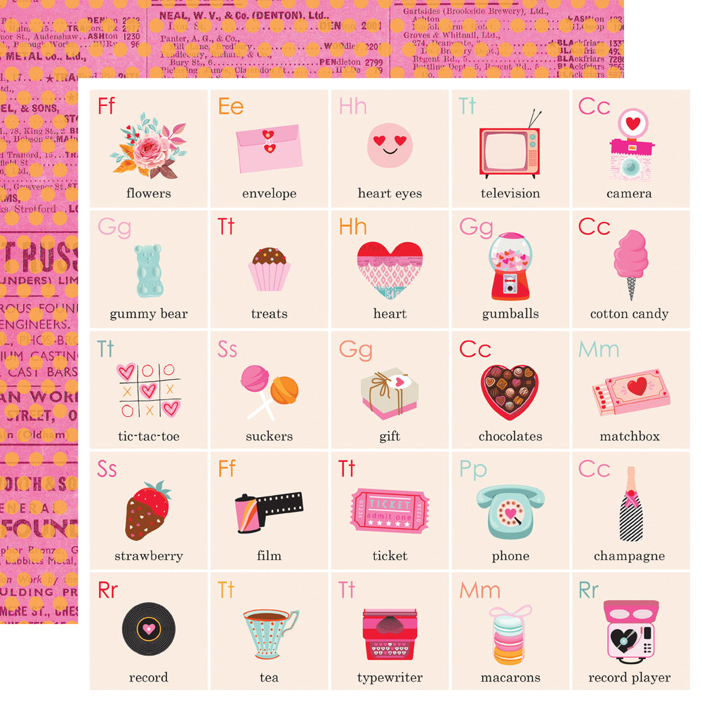 Heart Eyes Scrapbook Collection Kit by Simple Stories - 13 Piecesories