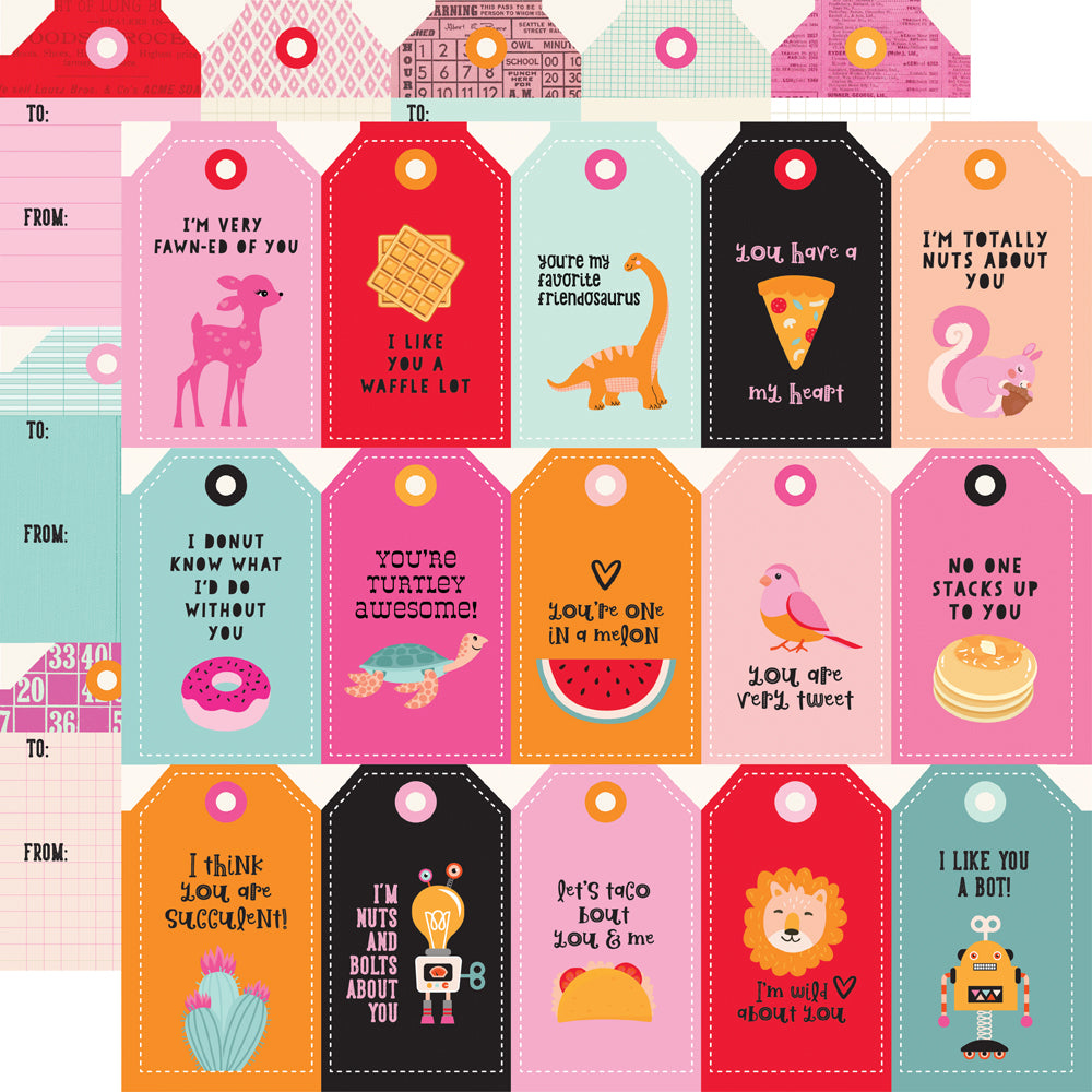 Heart Eyes Scrapbook Collection Kit by Simple Stories - 13 Piecesories