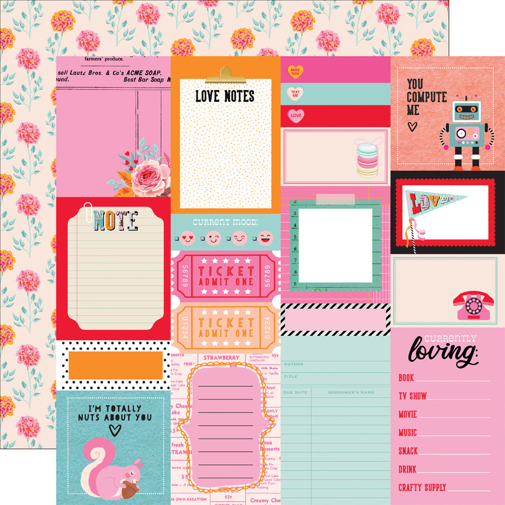 Heart Eyes Scrapbook Collection Kit by Simple Stories - 13 Piecesories