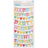 Thickers Collection 6 x 12 Hooray Birthday Phrases Scrapbook Stickers by American Crafts - 2 Sheets