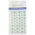 Our Brads Need Friends Collection 3 x 5 Baby Blue Matte Scrapbook Enamel Sticky Back Dots by Eyelet Outlet - 54 Count