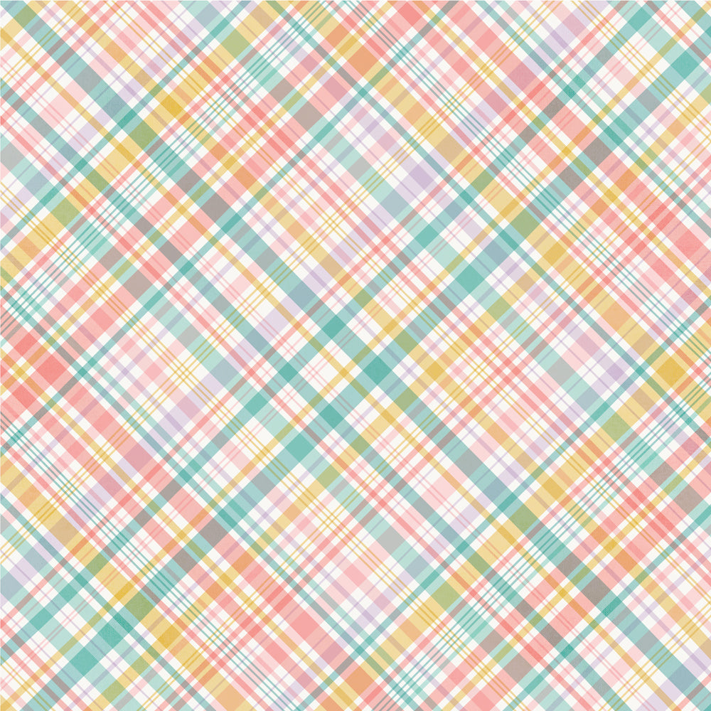 Hoppy Easter Collection Hello Peeps 12 x 12 Double-Sided Scrapbook Paper by Simple Stories
