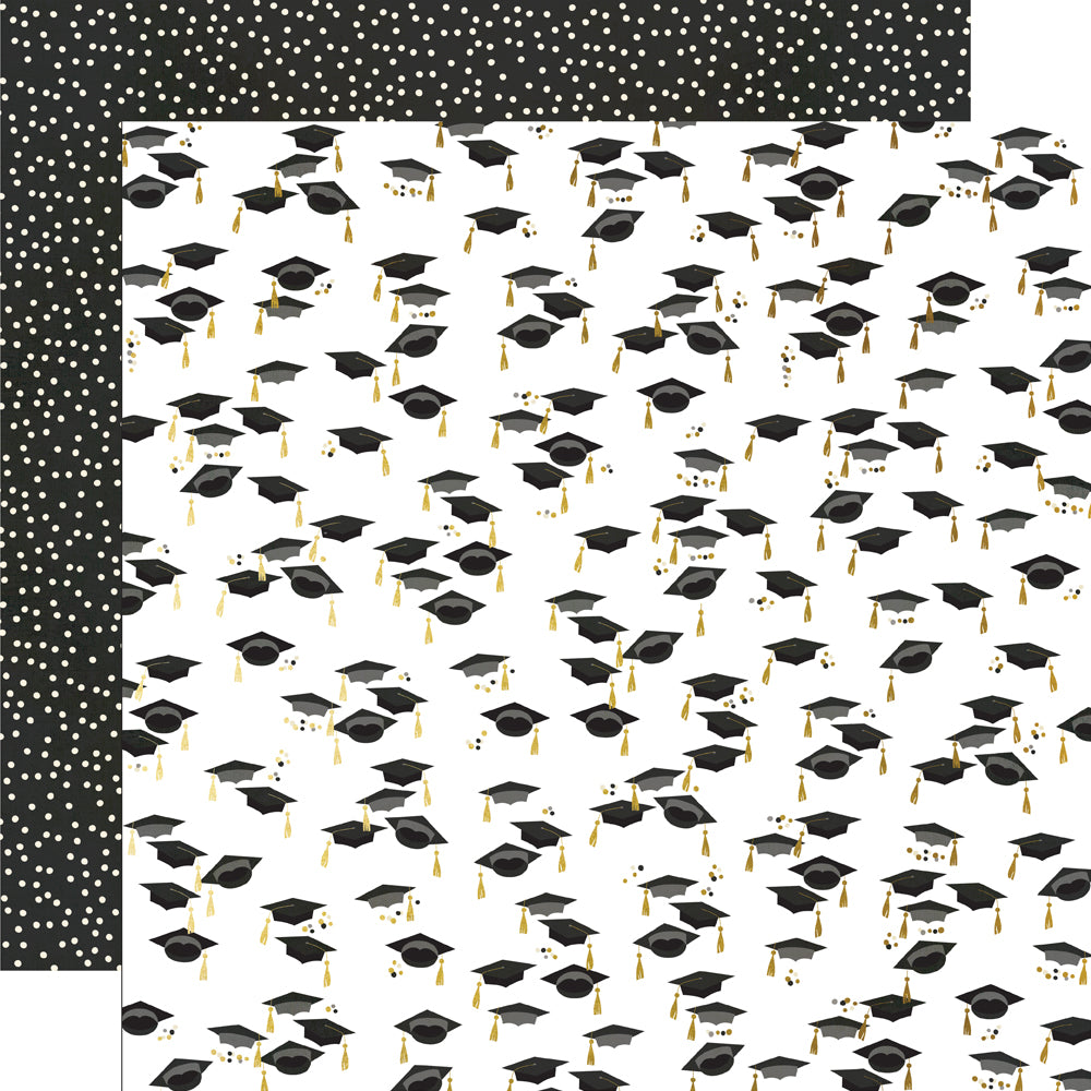Graduation Collection So Proud! 12 x 12 Double-Sided Scrapbook Paper by Simple Stories