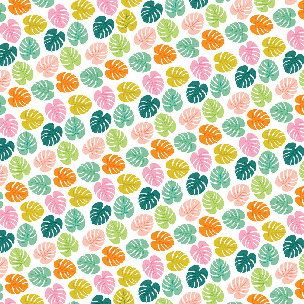 Just Beachy Collection 3x4 Elements 12 x 12 Double-Sided Scrapbook Paper by Simple Stories