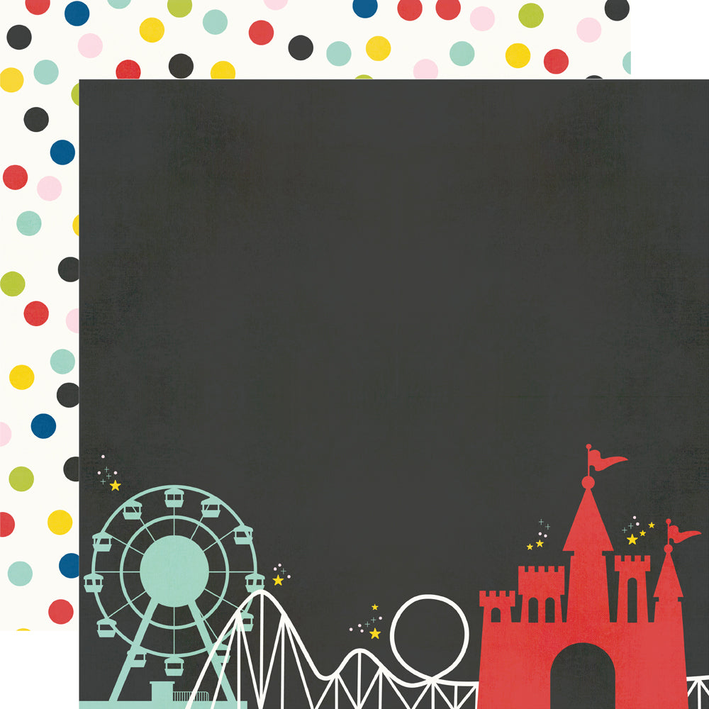 Say Cheese Magic Collection My Happy Place 12 x 12 Double-Sided Scrapbook Paper by Simple Stories