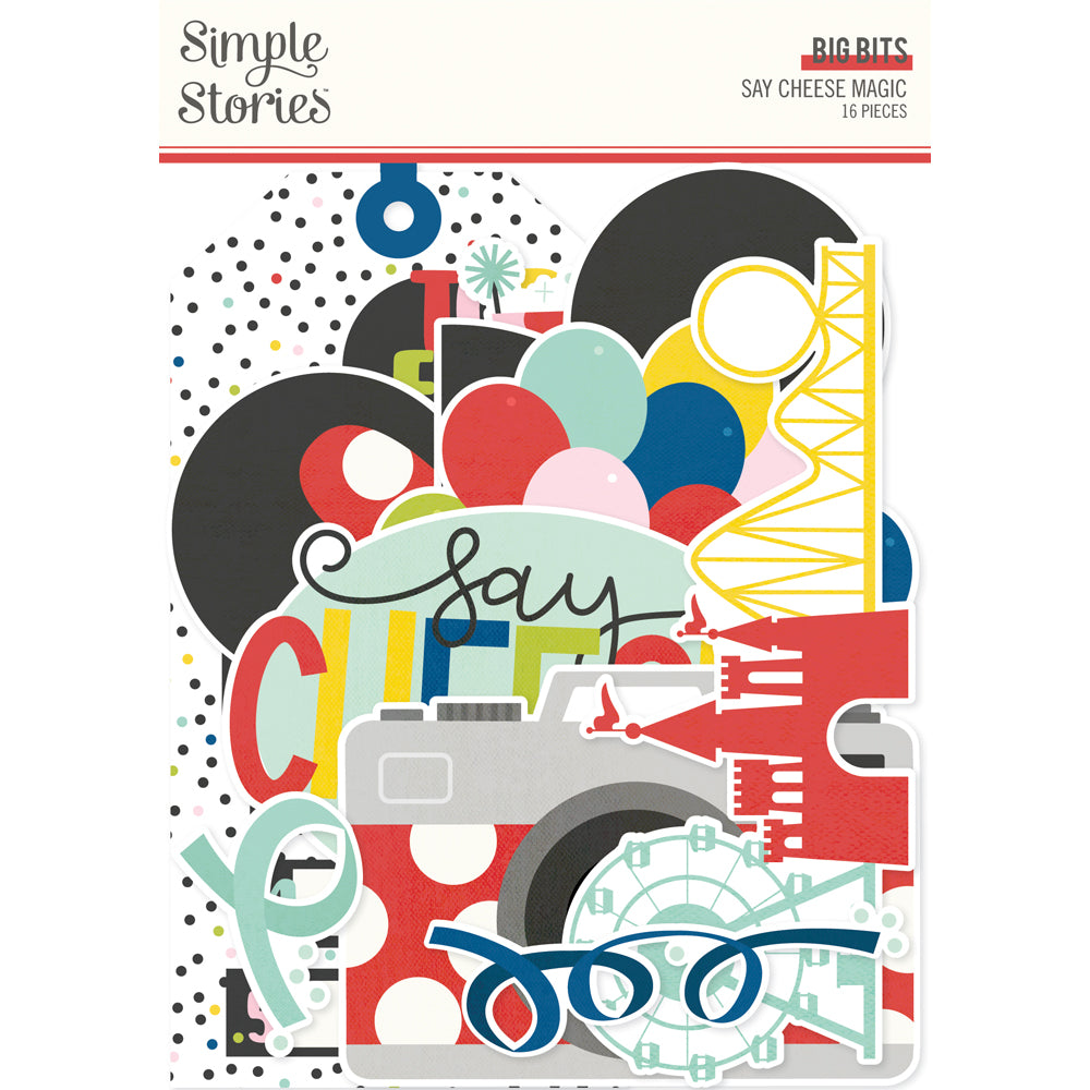 Say Cheese Magic Collection Big Bits & Pieces Die Cuts by Simple Stories