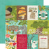 Say Cheese Wild Collection Elements 1 12 x 12 Double-Sided Scrapbook Paper by Simple Stories