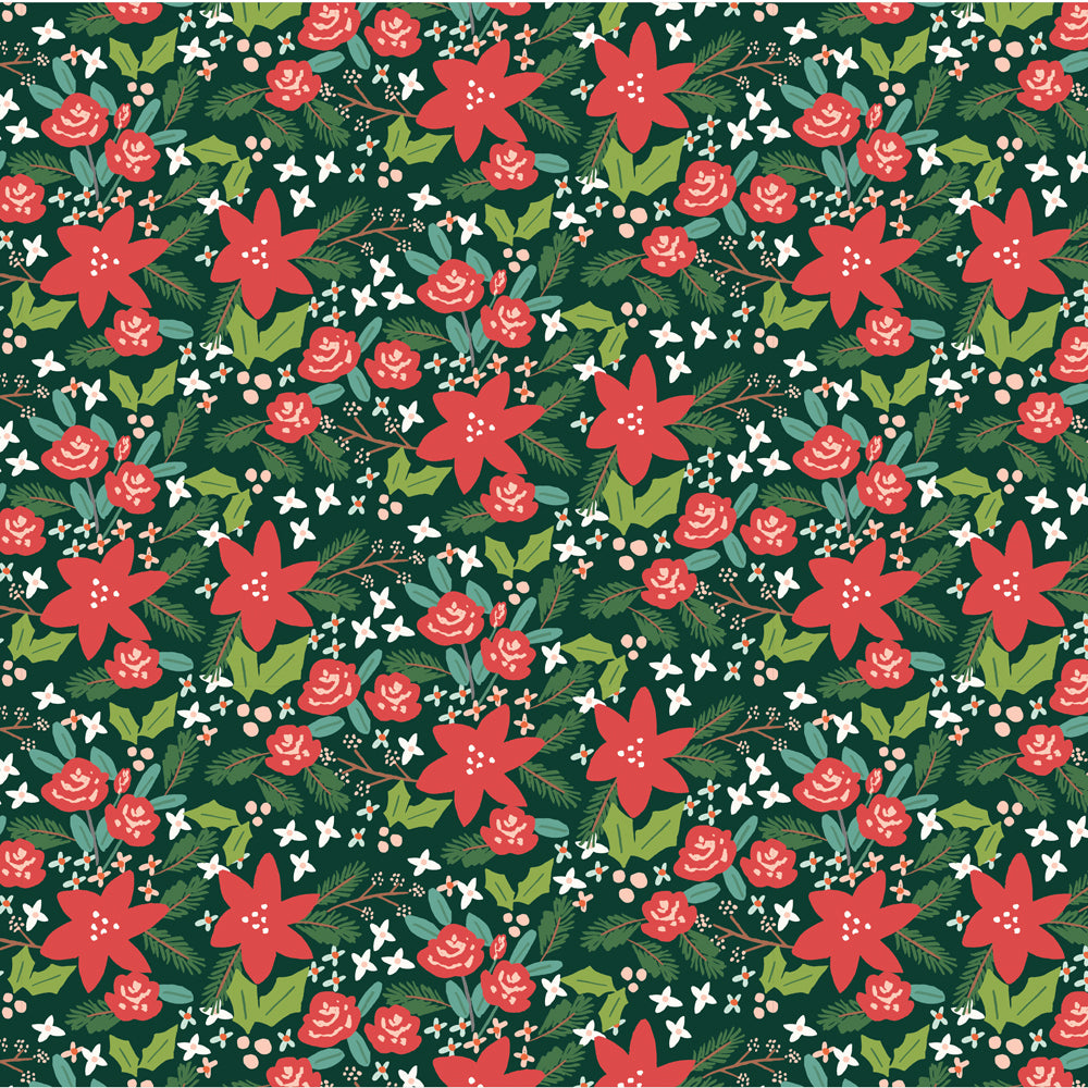 Santa's Village Collection Oh, So Merry 12 x 12 Double-Sided Scrapbook Paper by Simple Stories