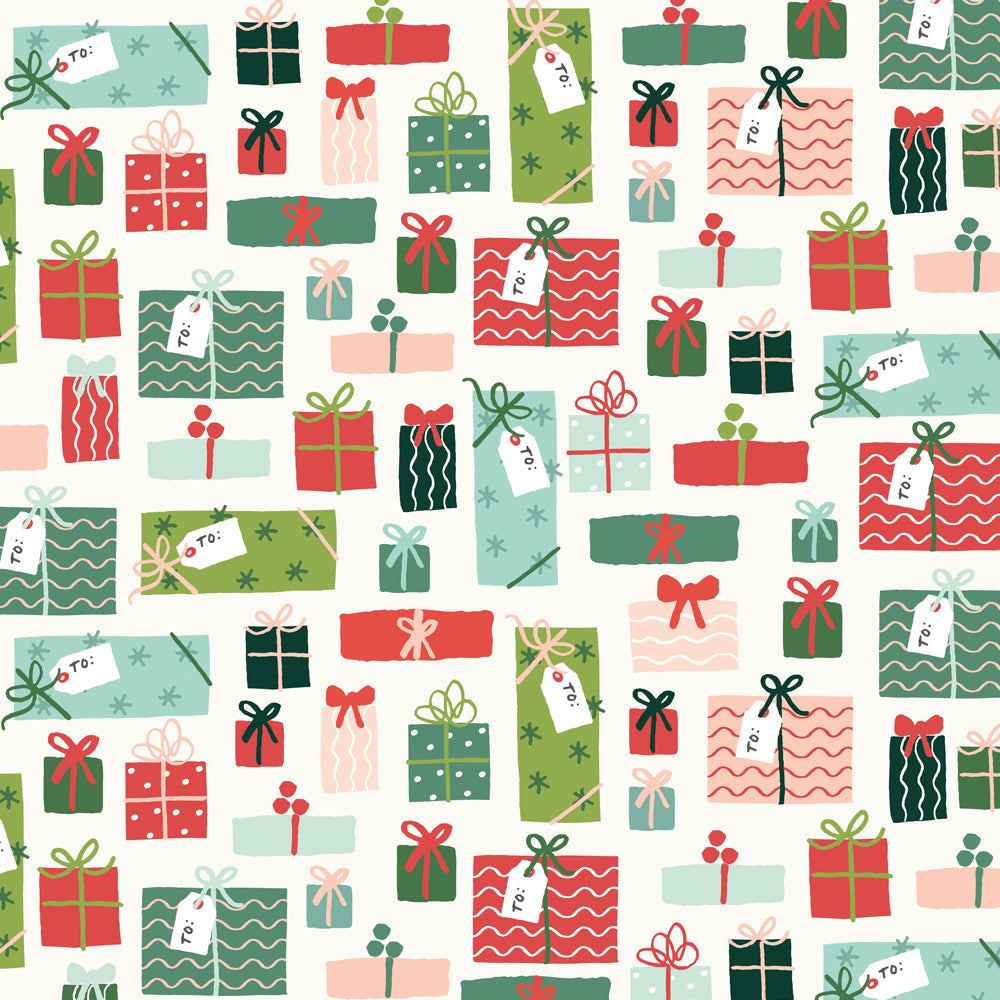 Santa's Village Collection Christmas Magic 12 x 12 Double-Sided Scrapbook Paper by Simple Stories