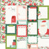 Santa's Village Collection Journal Elements 12 x 12 Double-Sided Scrapbook Paper by Simple Stories