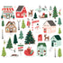 Santa's Village Collection North Pole Bits & Pieces Die Cuts by Simple Stories