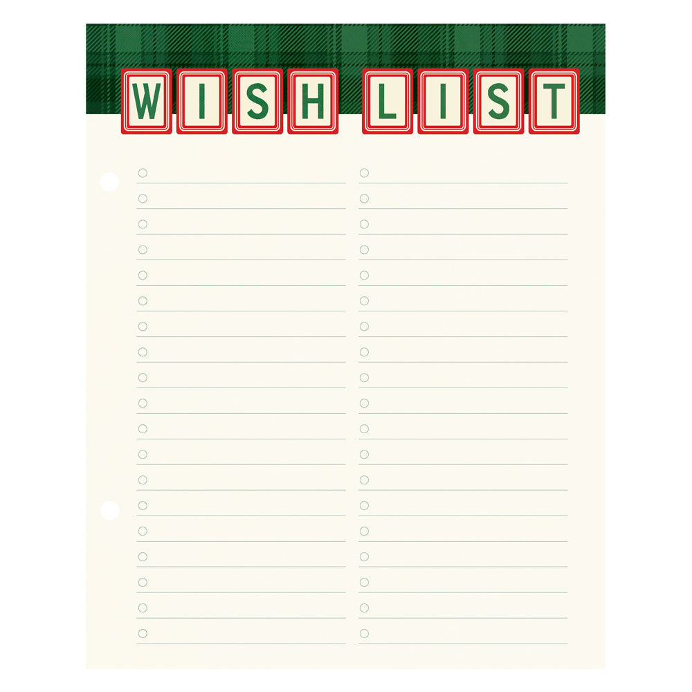 Simple Vintage Holly Jolly Collection Limited Edition 6 x 8 SN@P 2" Scrapbook Album Binder by Simple Stories