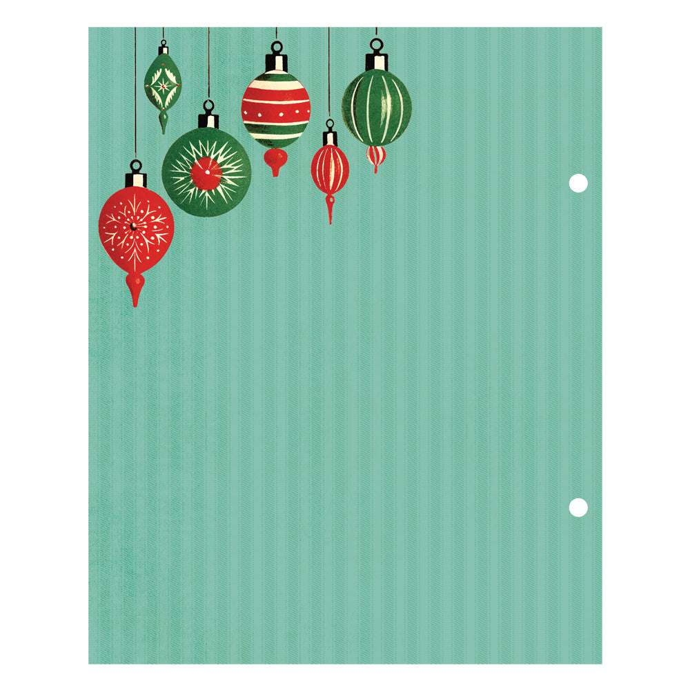 Simple Vintage Holly Jolly Collection Limited Edition 6 x 8 SN@P 2" Scrapbook Album Binder by Simple Stories