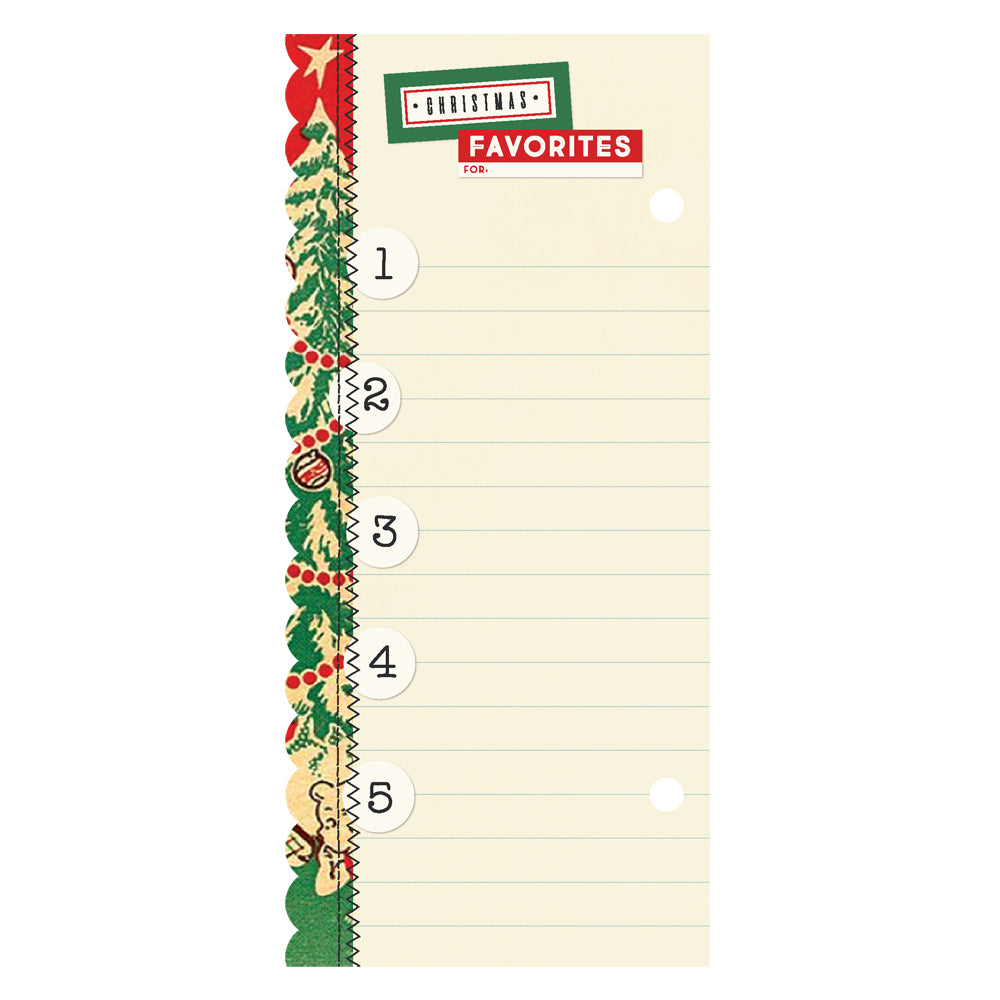 Simple Vintage Holly Jolly Collection Limited Edition 6 x 8 SN@P 2" Scrapbook Album Binder by Simple Stories