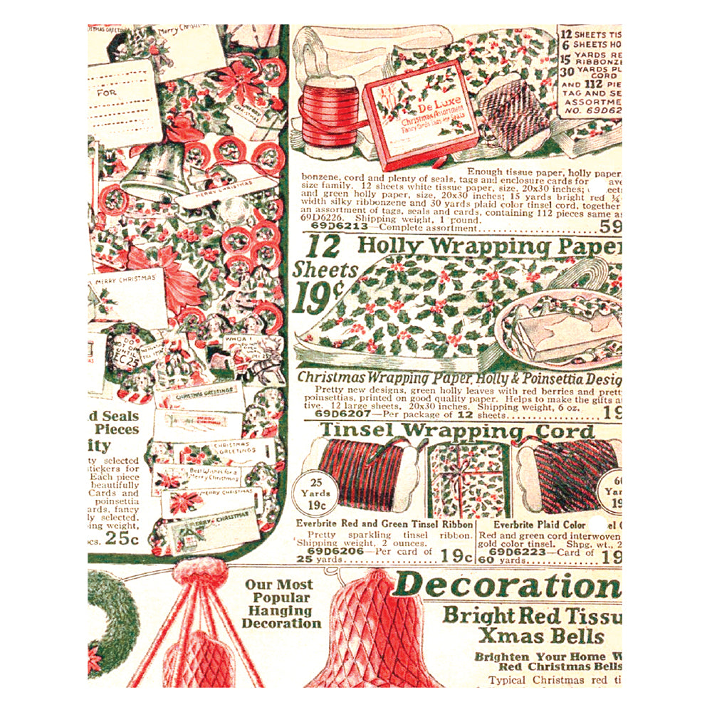 Simple Vintage Holly Jolly Collection Limited Edition 6 x 8 SN@P 2" Scrapbook Album Binder by Simple Stories