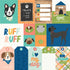 Fur Baby Collection Dog Elements 12 x 12 Double-Sided Scrapbook Paper by Simple Stories