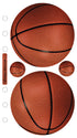 Sports Collection Basketball 4 x 7 Scrapbook Sticker Sheet by Sticko