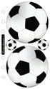Sports Collection Soccer  4 x 7 Scrapbook Sticker Sheet by Sticko