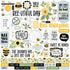 Bee Happy Collection 12 x 12 Scrapbook Sticker Sheet by Echo Park Paper - Scrapbook Supply Companies