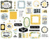 Bee Happy Collection 5 x 5 Scrapbook Ephemera Die Cuts by Echo Park Paper - Scrapbook Supply Companies