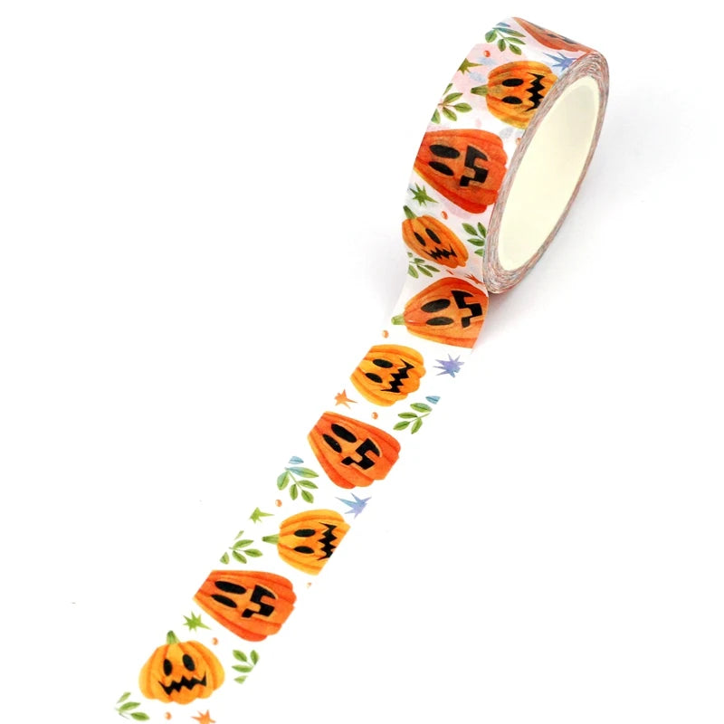 TW Collection Halloween Pumpkins Scrapbook Washi Tape by SSC Designs - 15mm x 30 Feet (Copy)