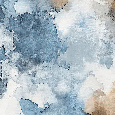 Cardmaker's Collection Dusty Blue Desert 4.25 x 5.5 Pre-Cut Card Fronts by SSC Designs - 24 Pack