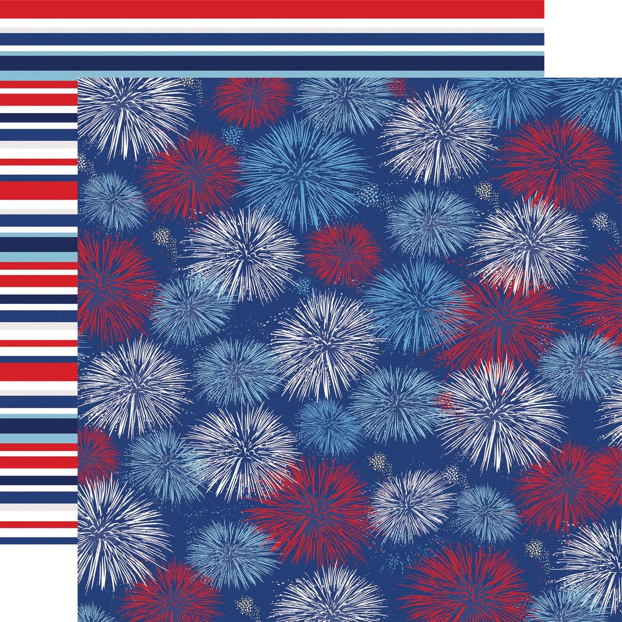 Fourth of July Collection Celebrating Freedom 12 x 12 Double-Sided Scrapbook Paper by Carta Bella - Scrapbook Supply Companies
