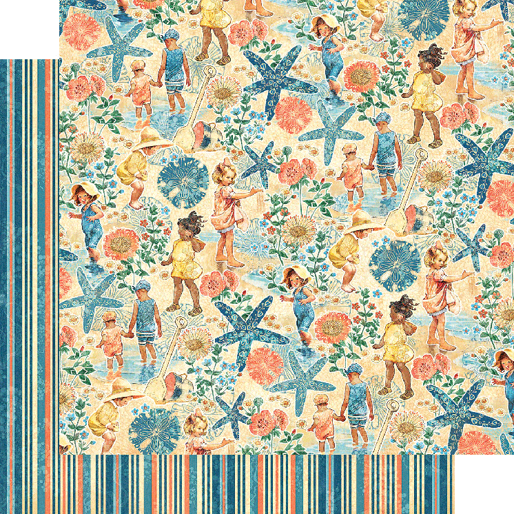 Sun Kissed Collector's Edition 12 x 12 Scrapbook Collection Pack by Graphic 45 - Scrapbook Supply Companies