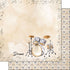 Watercolor Music Collection Drums 12 x 12 Double-Sided Scrapbook Paper by Scrapbook Customs