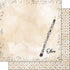 Watercolor Music Collection Oboe 12 x 12 Double-Sided Scrapbook Paper by Scrapbook Customs