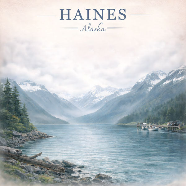 Scenic Alaska Collection Haines, Alaska 12 x 12 Double-Sided Scrapbook Paper by Scrapbook Customs