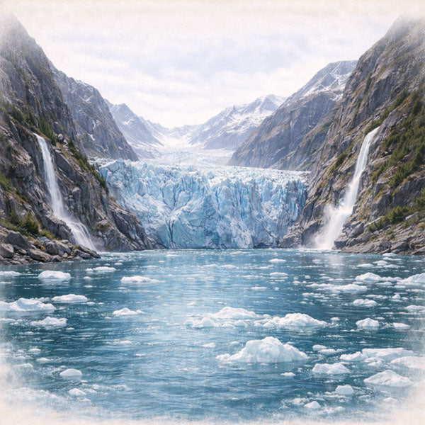 Scenic Alaska Collection Inside Passage 12 x 12 Double-Sided Scrapbook Paper by Scrapbook Customs