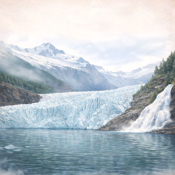 Scenic Alaska Collection Juneau, Alaska 12 x 12 Double-Sided Scrapbook Paper by Scrapbook Customs