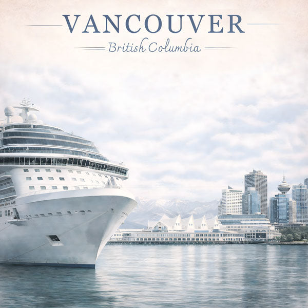 Scenic Alaska Collection Vancouver, British Columbia 12 x 12 Double-Sided Scrapbook Paper by Scrapbook Customs