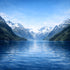 Scenic Alaska Collection Cruise Map & Fjord 12 x 12 Double-Sided Scrapbook Paper by Scrapbook Customs