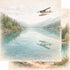 Scenic Alaska Collection Float Plane & Cabin 12 x 12 Double-Sided Scrapbook Paper by Scrapbook Customs