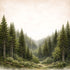 Scenic Alaska Collection Forest & Mountain Glacier 12 x 12 Double-Sided Scrapbook Paper by Scrapbook Customs