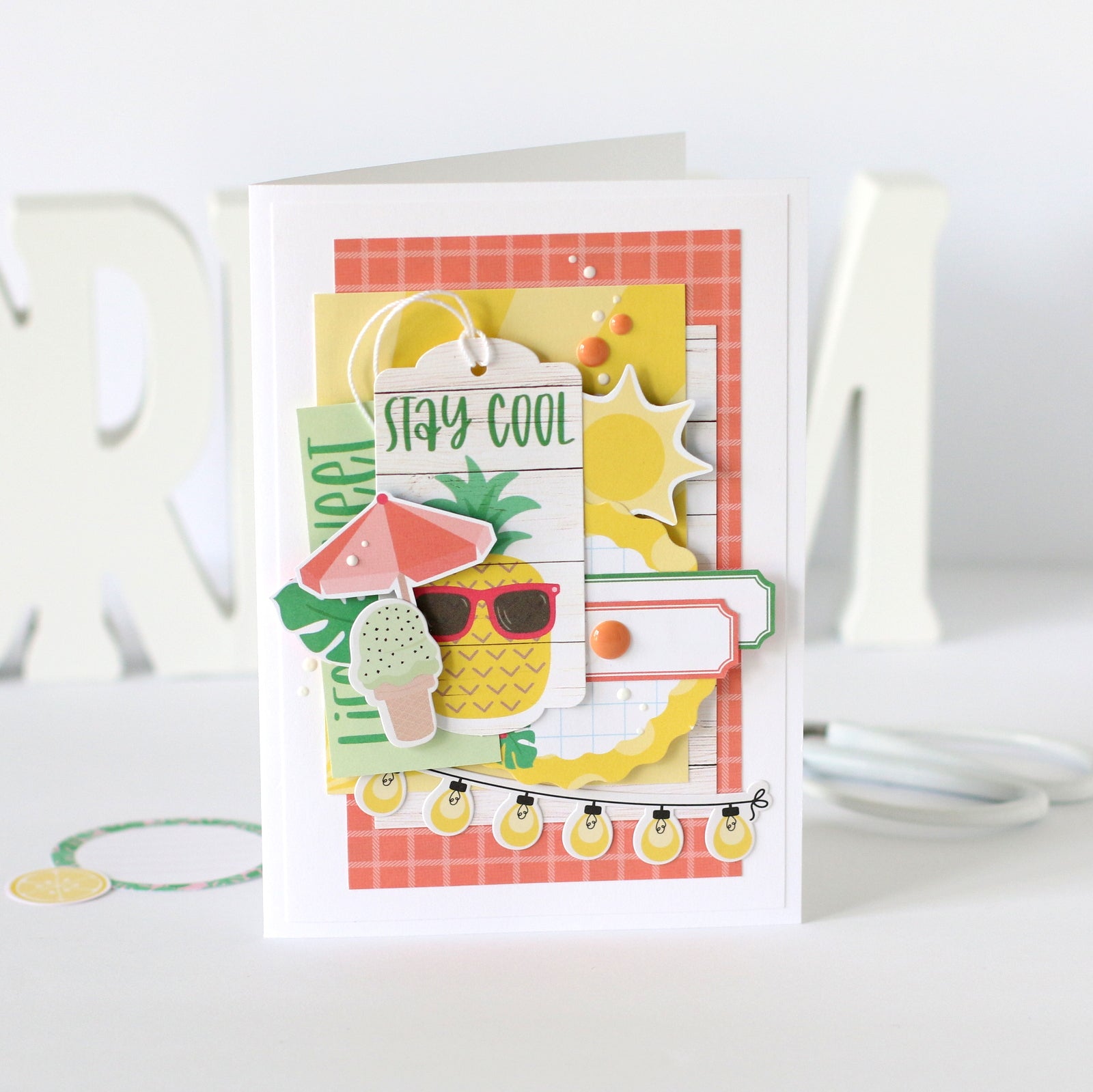 Sun Kissed Scrapbook Paper & Sticker Collection Kit by Echo Park Paper - 13 Pieces