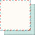 Travel Memories Collection Postage 12 x 12 Double-Sided Scrapbook Paper by Scrapbook Customs