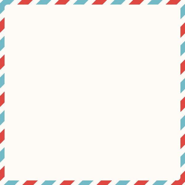 Travel Memories Collection Postage 12 x 12 Double-Sided Scrapbook Paper by Scrapbook Customs