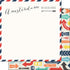 Travel Memories Collection Amsterdam Air Mail 12 x 12 Double-Sided Scrapbook Paper by Scrapbook Customs
