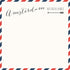 Travel Memories Collection Amsterdam Air Mail 12 x 12 Double-Sided Scrapbook Paper by Scrapbook Customs